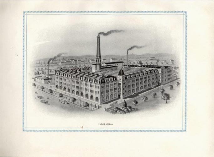 Historický výjev továrny